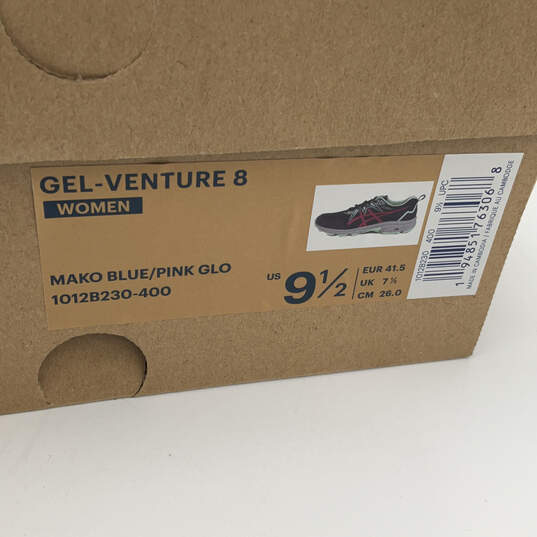NIB Womens Gel Venture 8 1012B230 Blue Pink Lace Up Sneaker Shoes Size 9.5 image number 7
