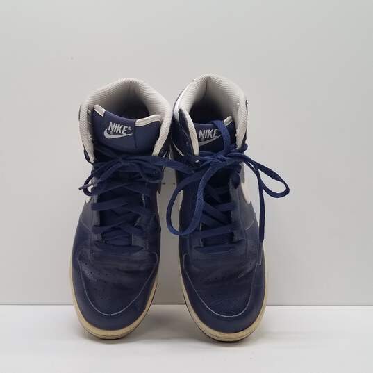 Nike Big Nike High Midnight Navy Athletic Shoes Men's Size 7 image number 6