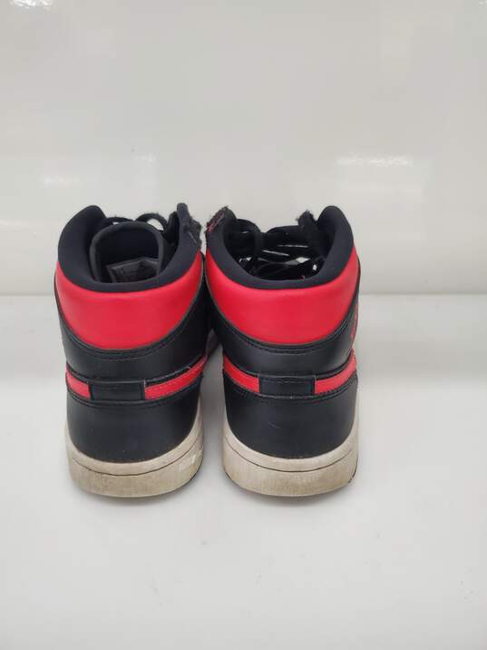 Nike Air Jordan 1 Mid Black / Siren Pink women Shoes Size-7.5 used image number 4