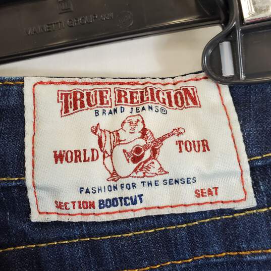 True Religion Women's Blue Bootcut Jeans SZ 31 image number 5