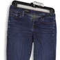 Womens Blue Denim Medium Wash Stretch Toothpick Skinny Leg Jeans Size 26 image number 3