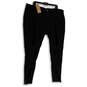 NWT Womens Black Dark Wash Denim Distressed Skinny Leg Jeans Size 5XL image number 1