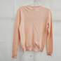 Lord & Taylor Soft Pink Knit Button Up Cardigan Women's Size XS Petite image number 2