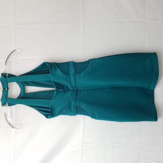 Bebe Green Polyester Blend Bodycon Mini Dress Womens Size XS image number 2