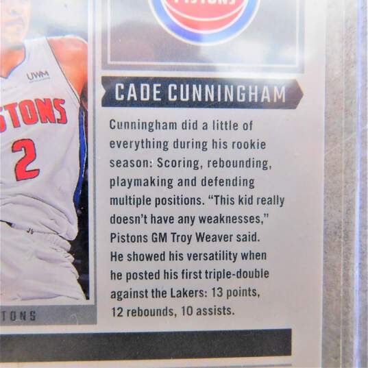 2021-22 Cade Cunningham Panini Chronicles Luminance Rookie Detroit Pistons image number 3