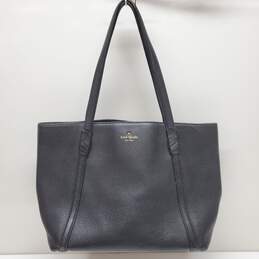 Kate Spade Black Leather Tote Bag