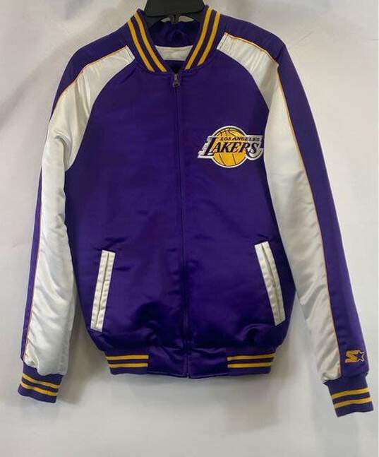 Starter Men's Multicolor NBA LA Lakers Jacket - XS image number 1