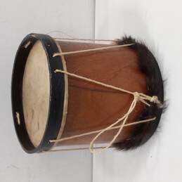 Handmade Animal Fur Drum alternative image