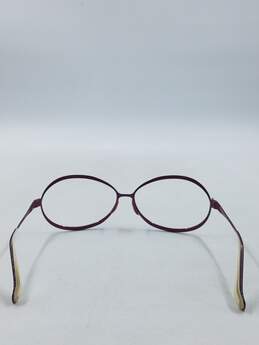 Paul Smith Burgundy Oval Eyeglasses alternative image