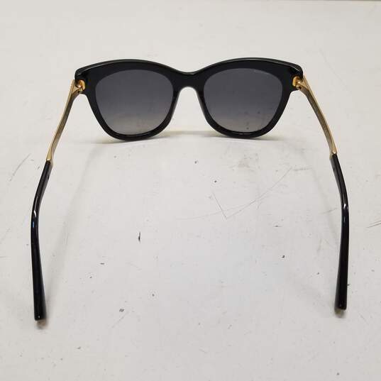 Giorgio Armani Black Oversized Sunglasses image number 7