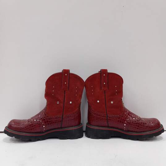Ariat Women's Fatbaby Red Boots Size 9.5 image number 2