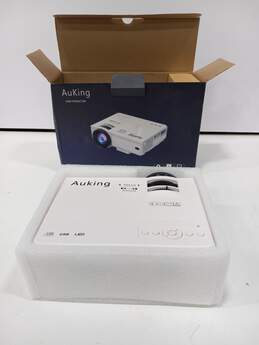 AuKing White Mini Home Theatre Projector IOB Model A008