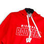 NWT Mens Red Long Sleeve Wisconsin Badgers Pockets Pullover Hoodie Size XL image number 3