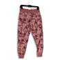 Womens Pink Tie Dye Elastic Waist Slash Pocket Activwear Jogger Pants Sz S image number 2