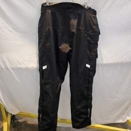 First Gear Hypertex Black Riding Pants W/Knee Pads Men's Size 42 Tall alternative image