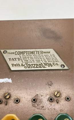 Comptometer Brown Steel C.R. SMITH Adding Machine alternative image