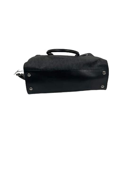 Hamilton Black Leather Satchel Bag image number 4