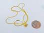 14K Gold Serpentine Chain Necklace 3.2g image number 3