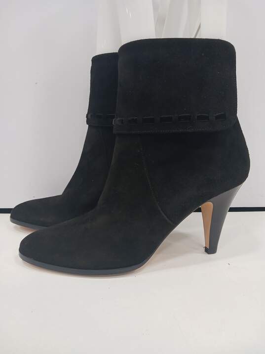 Saks Fifth Avenue Women's Black Heel Boots Size 10M IOB image number 3
