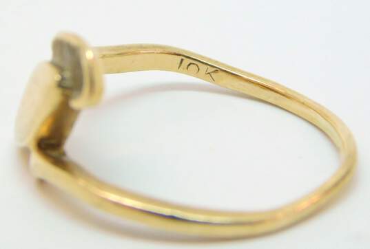 Vintage 10K Yellow Gold Ring 2.2g image number 5