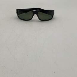 Ray Ban Womens Black Polarized P3 Lens Full Rim Square Sunglasses