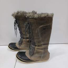 Women's Brown Boots Size 10 alternative image