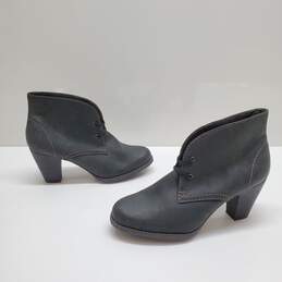 WOMEN'S CLARKS 62685 SUEDE ANKLE HEEL BOOTS SIZE 8.5