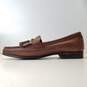 BASS Broward Weejuns Tassel Brown Leather Loafers Shoes Men's Size 11 M image number 2