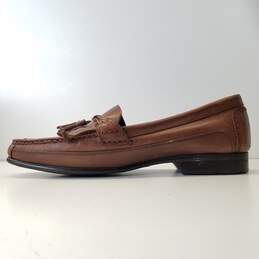 BASS Broward Weejuns Tassel Brown Leather Loafers Shoes Men's Size 11 M alternative image