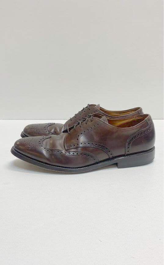 Allen Edmonds Ashland Brown Brogue Dress Shoes Men 9.5 image number 2