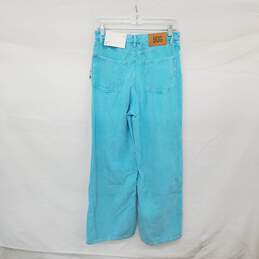 BDG Turquoise Cotton Corduroy High & Wide Pant WM Size 28 NWT alternative image