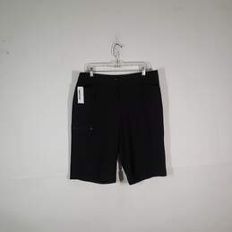 Womens Regular Fit Flat Front Slash Pockets Golf Chino Shorts Size 2.5