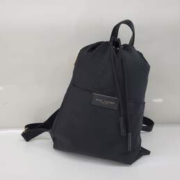 Marc Jacobs Active Black Nylon Drawstring Backpack AUTHENTICATED