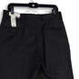 NWT Mens Gray Pleated Slash Pocket Straight Leg Dress Pants Size 33R image number 4