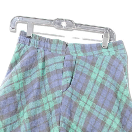 NWT Women Multicolor Plaid Elastic Waist Fit And Flare Skirt Size Medium image number 4