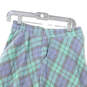 NWT Women Multicolor Plaid Elastic Waist Fit And Flare Skirt Size Medium image number 4