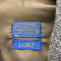 Mens Gray Brown Long Sleeve Pockets Notch Lapel Three-Button Blazer Size XL image number 3
