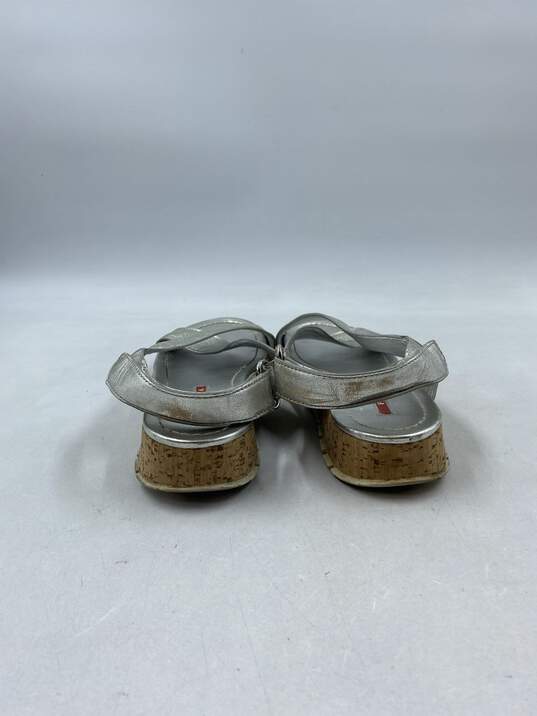 Prada Silver sandal Sandal Women 6 image number 4