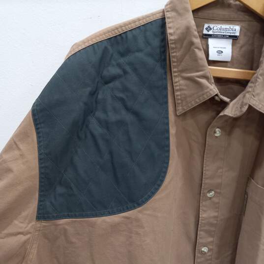 Columbia Men's Brown Green Jacket Size XXL image number 3