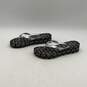 Michael Kors Womens Bedford Glam Black Gray Platform Flip Flop Sandals Size 8M image number 2