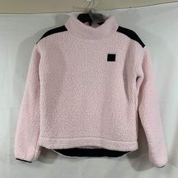 Women's Light Pink Under Armour Fleece Pullover, Sz. XS