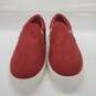 Just Fab Courtlyn Women's Suede Red  Sneakers  Size 9.5 image number 2
