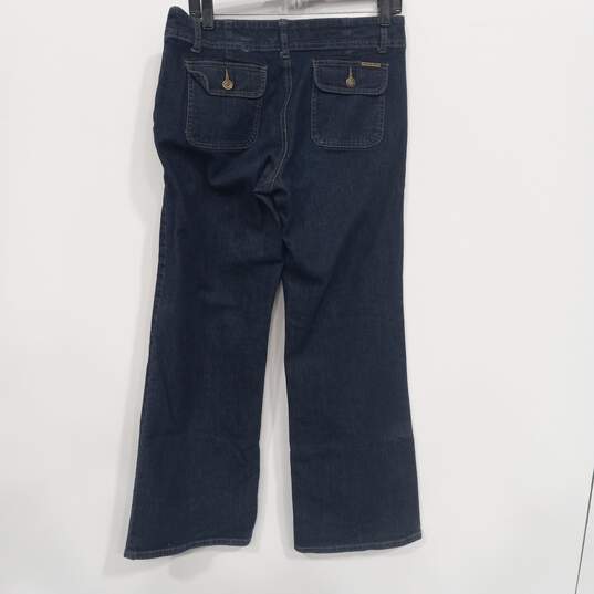 Michael Kors Wide Leg Jeans Women's Size 8 image number 4
