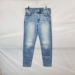 American Eagle Light Blue Cotton Blend Athletic Fit Jeans WM Size 30/32 NWT