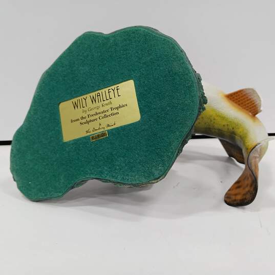 George Kruth Danbury Mint Wily Walleye Sculpture image number 3