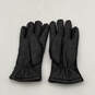 Mens Black Leather Winter Warm Outdoor Motorcycle Gloves Size Small/4 image number 2