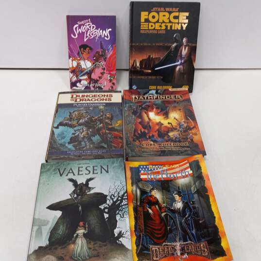 Lot of 6 Assorted Tabletop RPG Books image number 1