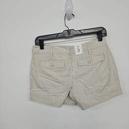 Tan Striped Shorts alternative image