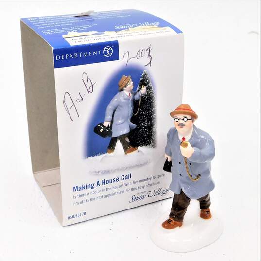 Department 56 Snow Village Making A House Call Figurine Accessory 55170 image number 1