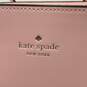 NWT Kate Spade Womens Schuyler WKR00545 Pink Leather Charm Zip Tote Bag Purse image number 5